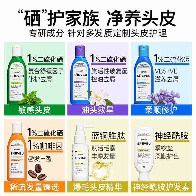 赛逸 去屑控油止痒去油澳洲洗发水紫200ml*2 58元（需用券）