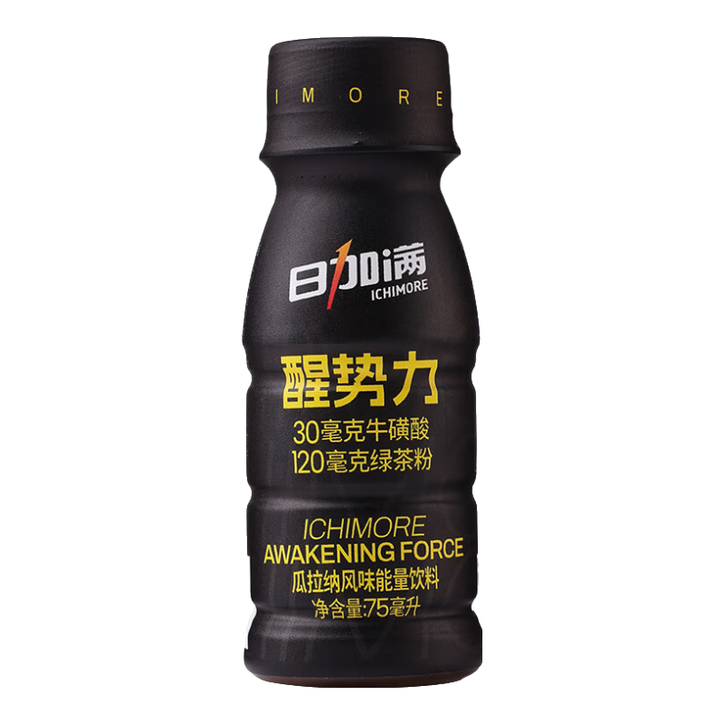 日加满 醒势力瓜拉纳风味能量饮料 含牛磺酸绿茶粉叶黄素酯 75ml*12瓶 ￥170.4