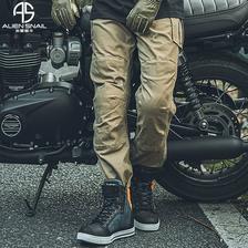 限尺码：ALIEN SNAIL 外星蜗牛 摩托车骑行裤元素工装男裤S 99.05元包邮 （需用