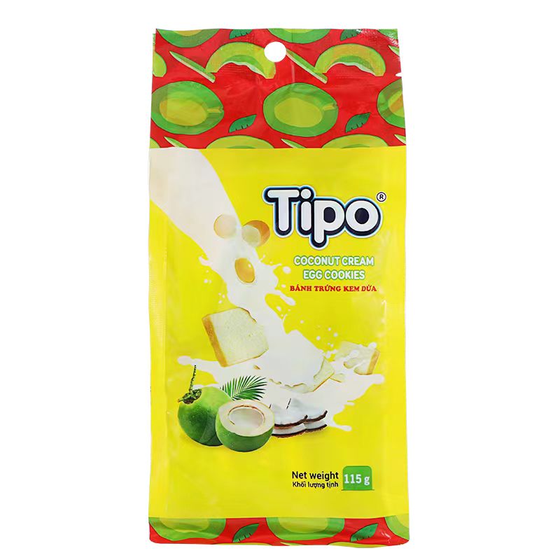 Tipo 友谊 面包干椰子味11小包共115g/袋 1.96元