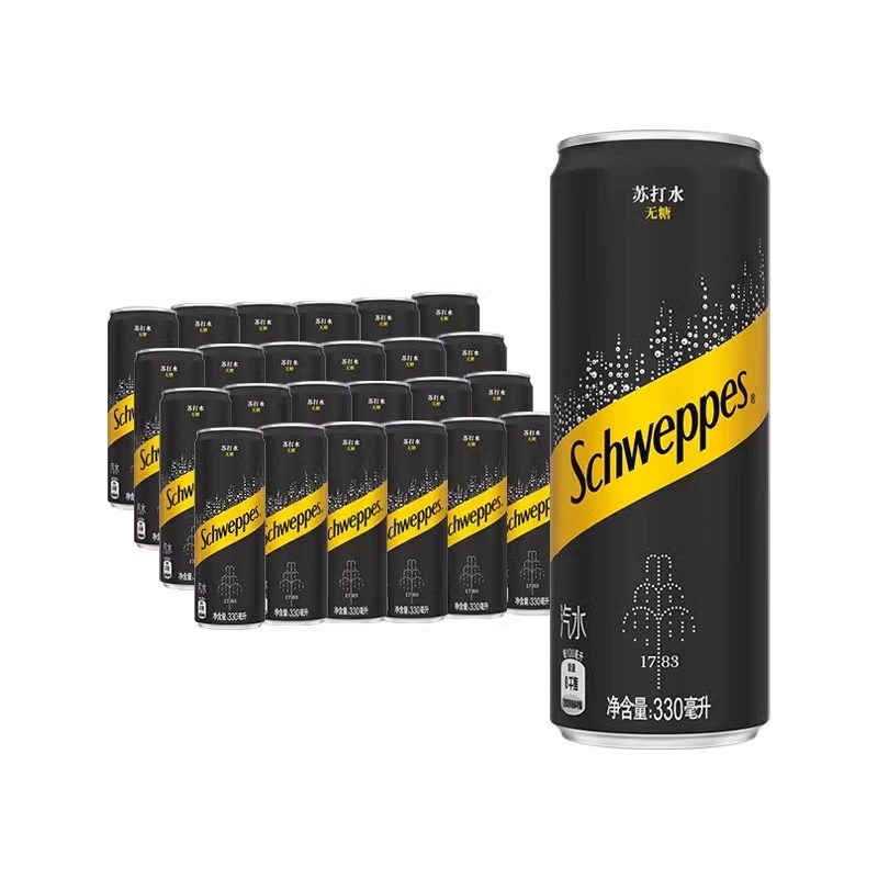 怡泉 Coca-Cola 可口可乐 气泡水原味无糖330ml*24罐 40.9元