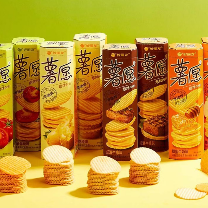 好丽友 薯愿混合装薯片*6包 5.99元