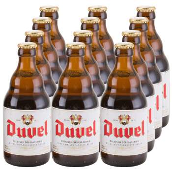 Duvel 督威 黄金艾尔 比利时原瓶进口 330mL 12瓶 牛皮纸箱 156.8元