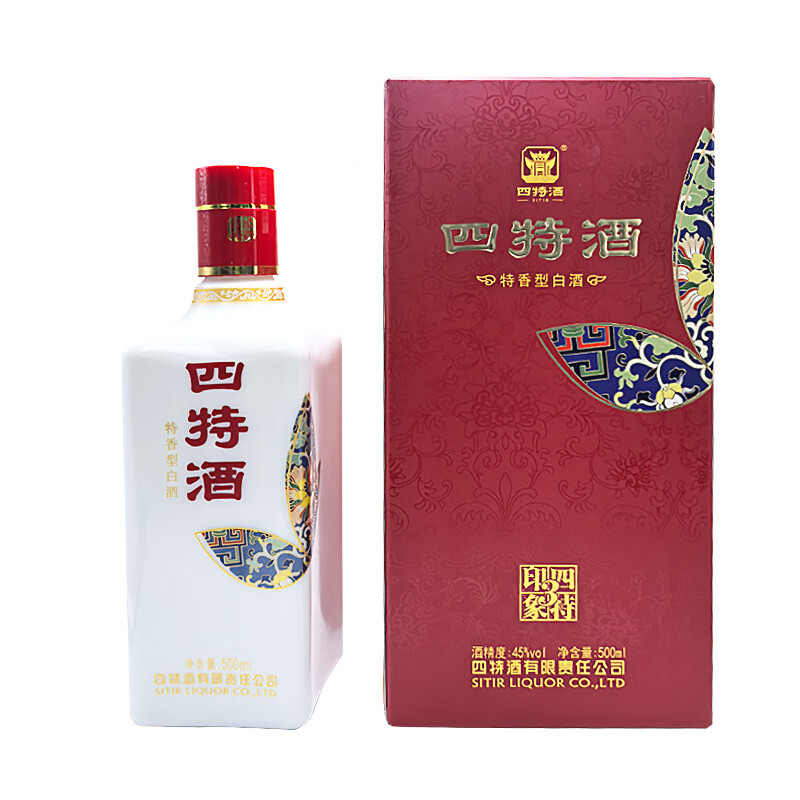 四特酒 印象3号 45%vol 特香型白酒 500ml 单瓶装 68元