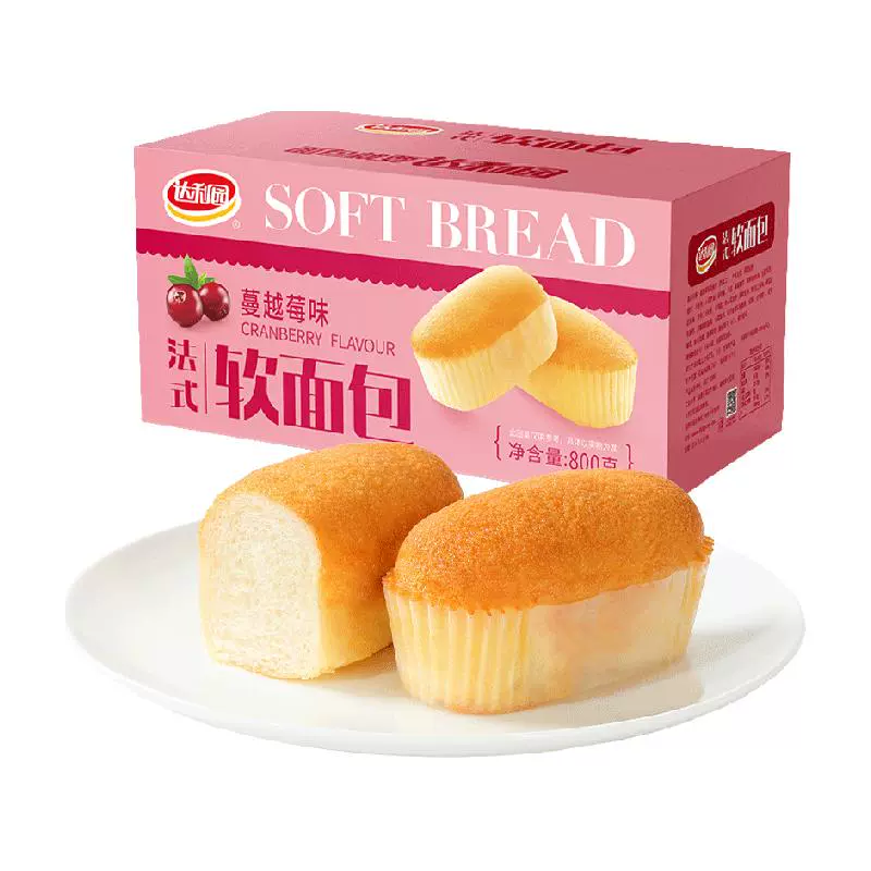 达利园 豆乳面包420g*1箱 ￥3.2