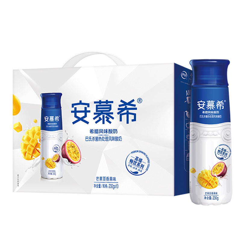 安慕希 伊利安慕希芒果百香果 230g*10瓶 44.89元