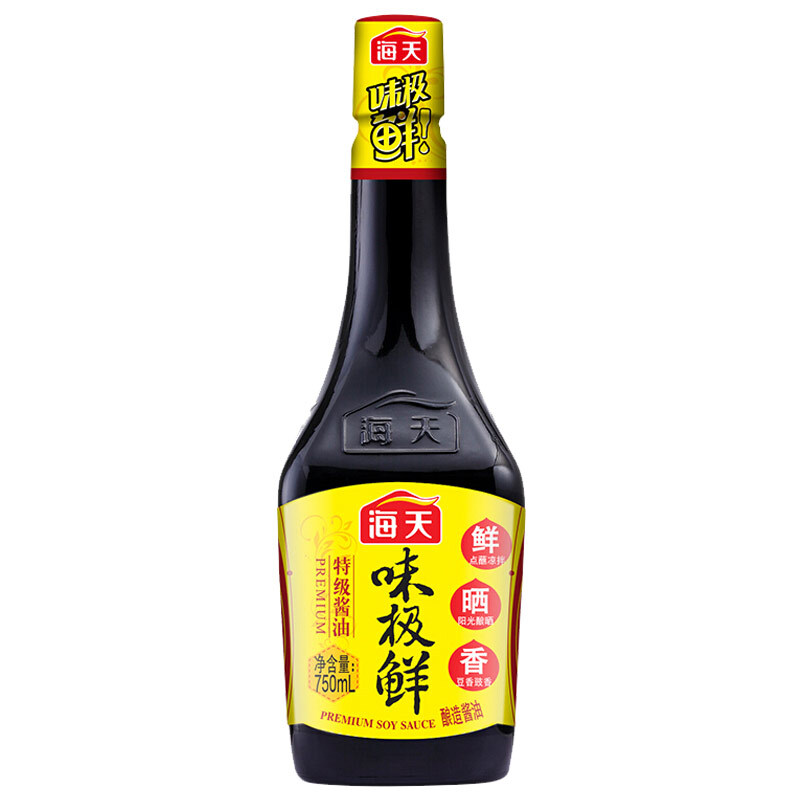 海天 味极鲜 特级酱油 750ml 8.42元