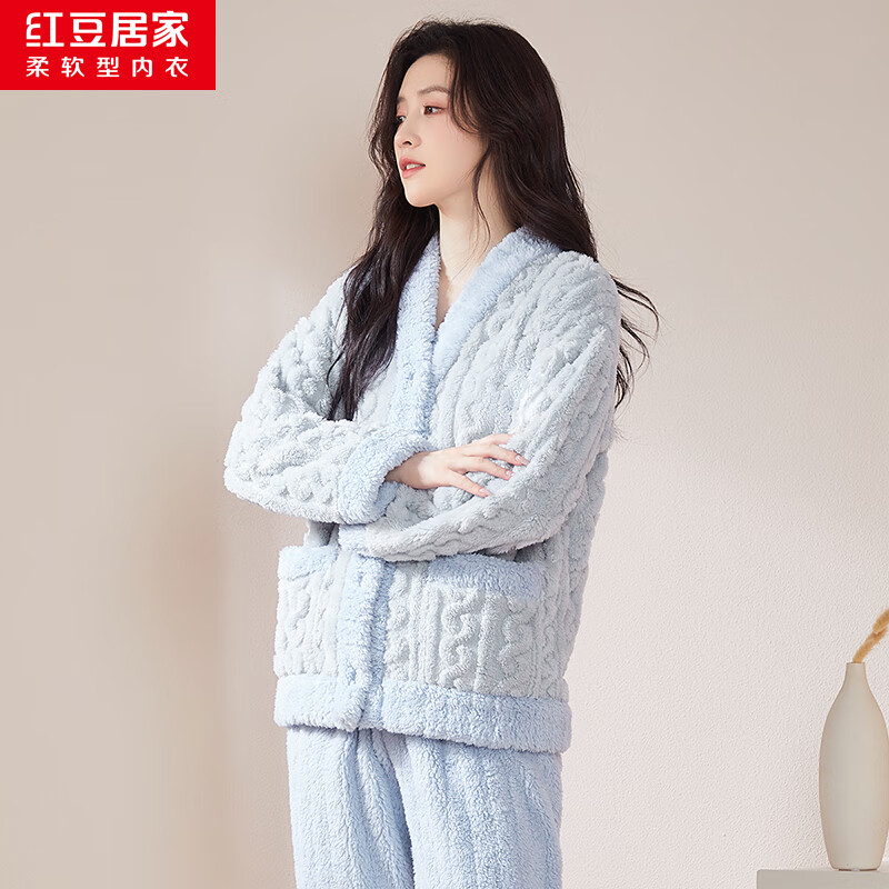 PLUS会员：红豆居家 女款加厚居家服 JCJ768 69.3元（需用券）