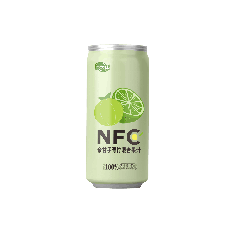 康之味 NFC果汁 青柠油柑汁 210ml*8瓶*1箱 26.91元