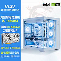 微星 i5 14600KF 12600KF/RTX4060台式电脑主机高配黑神话diy整机 ￥3399