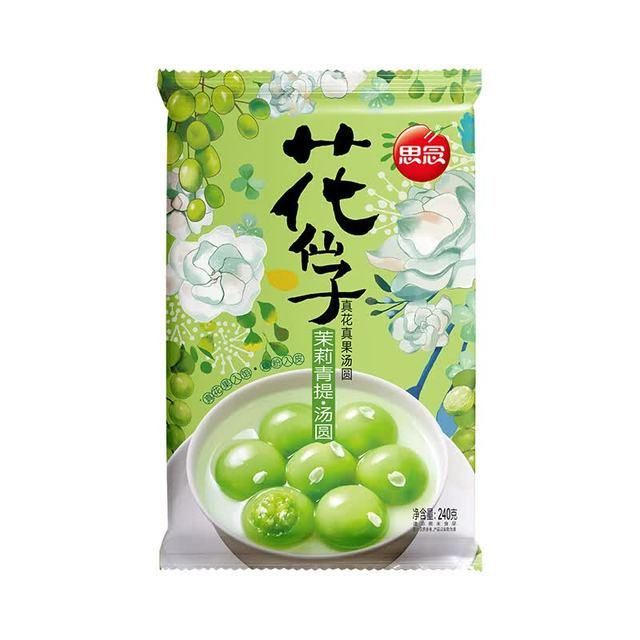 思念 茉莉青提花仙子汤圆240g 4.99元（需买6件，需用券）
