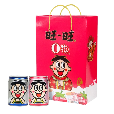 88VIP：旺旺 O泡果奶 罐装 原味+草莓味 245ml*12罐 组合装 31.73元包邮