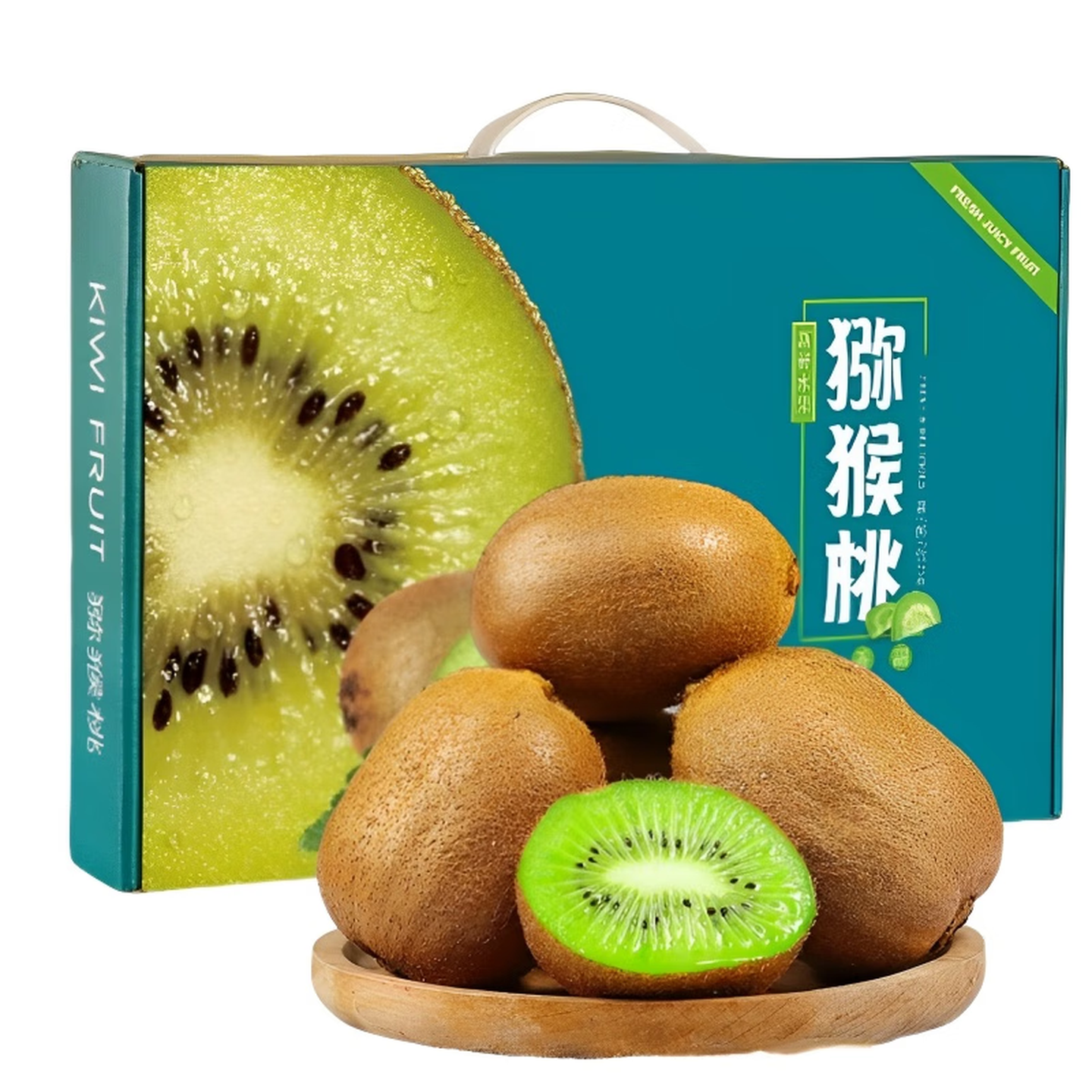 大果 陕西眉县 徐香猕猴桃 12枚（单果约80-100g） 14.99元（需买2件，需用券）