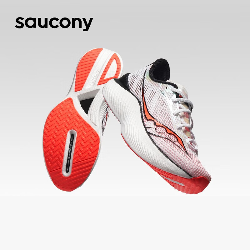 saucony 索康尼 啡鹏3跑鞋竞速碳板跑步鞋男透气马拉松运动鞋女减震 799元（