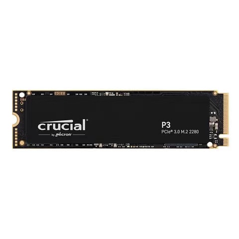 Crucial 英睿达 P3 Plus系列【4.0固态 入门升级】P3P-Pcle4.0 500GB 599元包邮