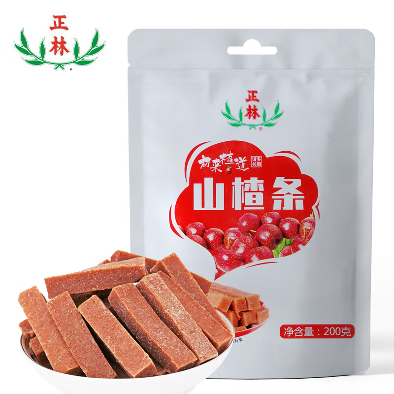 正林 原味山楂条200g/袋 3.88元（需买3件，需用券）