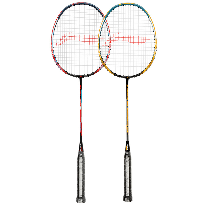 LI-NING 李宁 羽毛球拍2支中杆碳素280碳复合双拍对拍AYPP396-5 159元