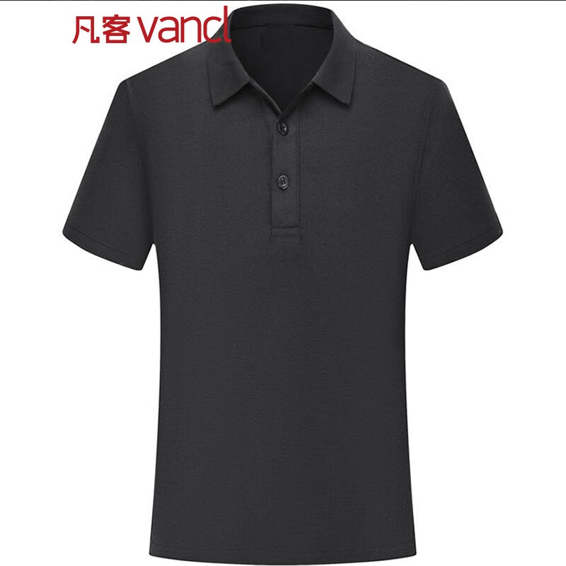 VANCL 凡客诚品 男士短袖POLO衫 1096367 黑色 XXL 79元