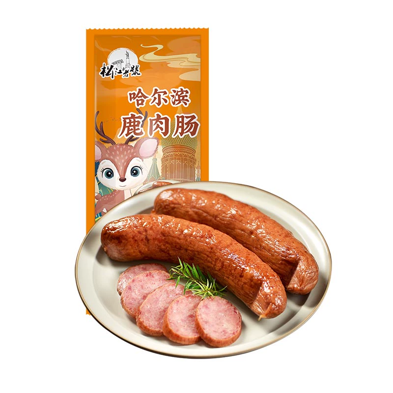 松江老号鹿肉风味红肠90g*10根 券后19.94元