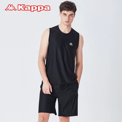 Kappa卡帕KP4H06 男士冰丝网眼无袖家居服套装 到手99元包邮 另有单件可选