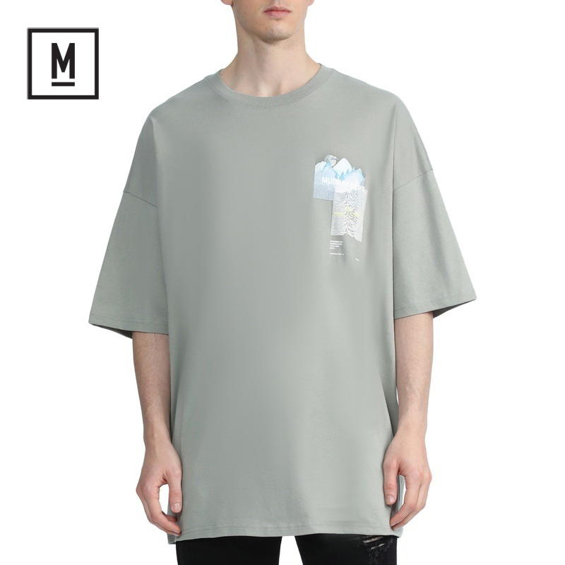 MUSIUM DIV . 男士圆领短袖T恤 20869XI 灰绿色 48 105.15元（需买2件，共210.3元）