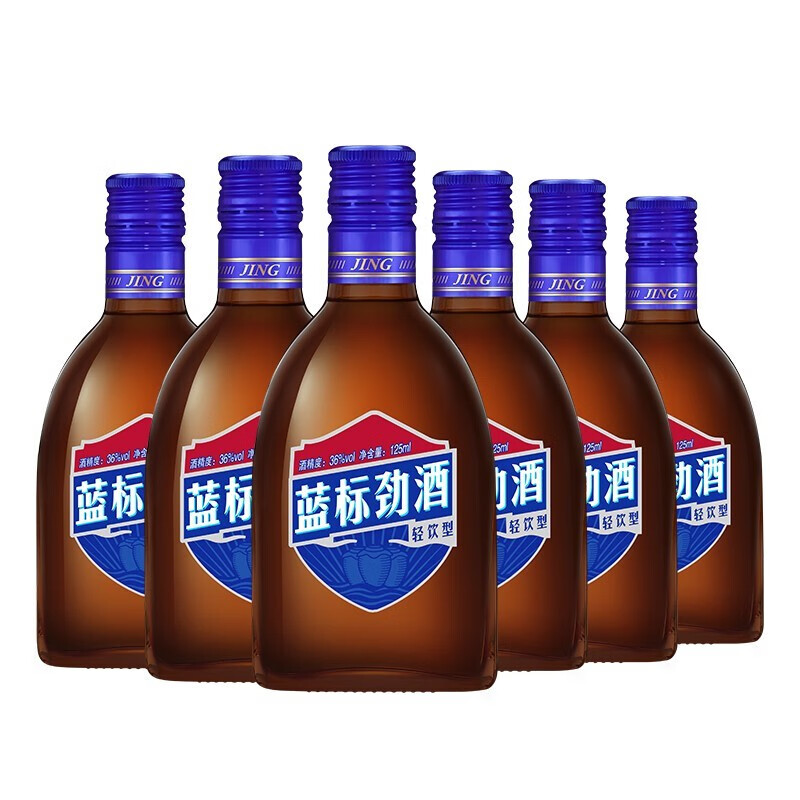 劲牌中国蓝标劲酒36度125ml6包邮86元需用券