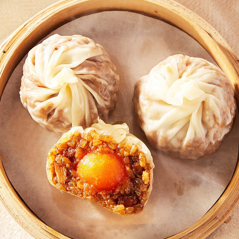 安井包子馒头年货送礼烧麦 早餐不重样*8件任选 7.37元/件（8件任选，共59元