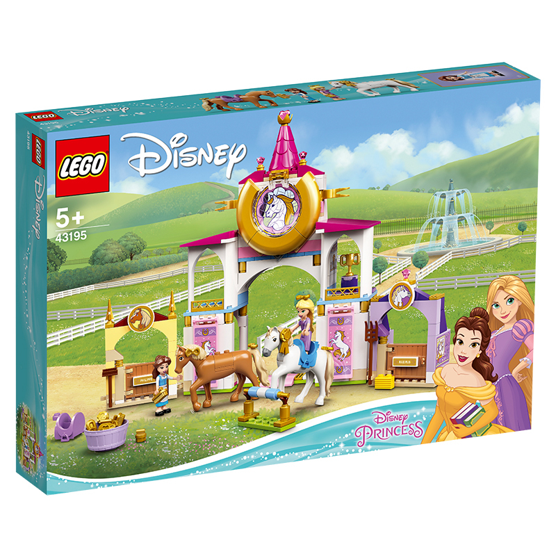 LEGO 乐高 Disney Princess迪士尼公主系列 43195 贝儿和长发公主的皇家马厩 259元