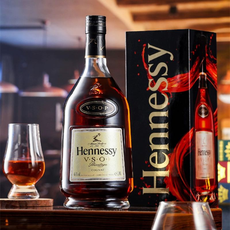 Hennessy 轩尼诗 VSOP700ml优质干邑白兰地酒进口洋酒 海外原装正品 408.6元