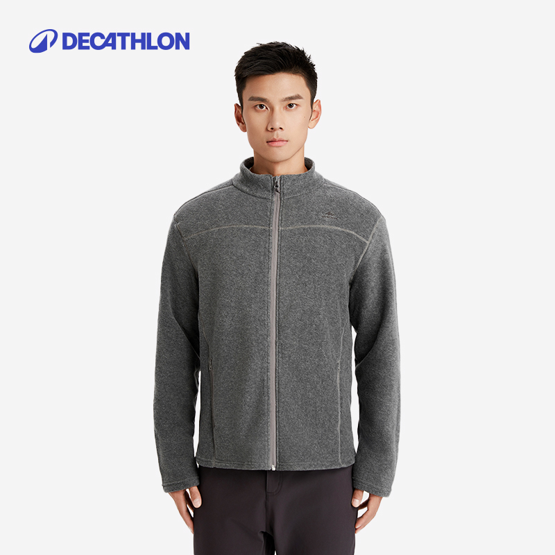 DECATHLON 迪卡侬 户外休闲软壳衣防泼水加绒冲锋衣内胆2024新款ODF 49.9元