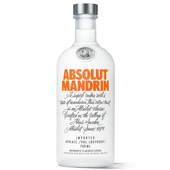 88VIP：绝对伏特加 Absolut 绝对伏特加 柑橘味 700ml 94.05元