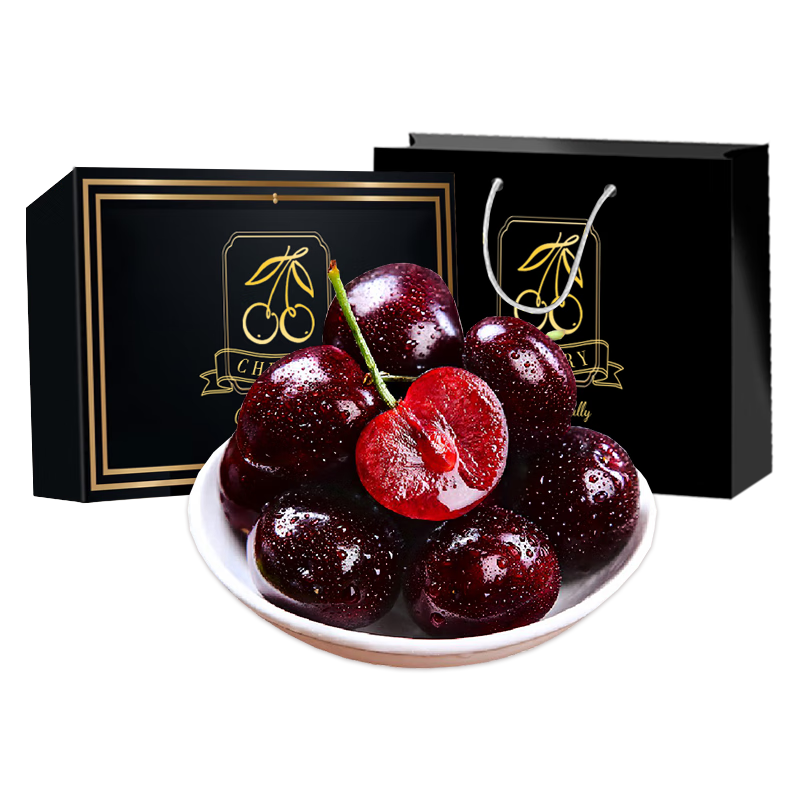 再降价：迎畔 智利车厘子 4J级 4斤净重 精品礼盒+保温箱 32-34mm 118.8元