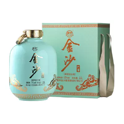 金沙回 沙酒仁酱酱香白酒2.5L×1坛 398.05元（需领券）