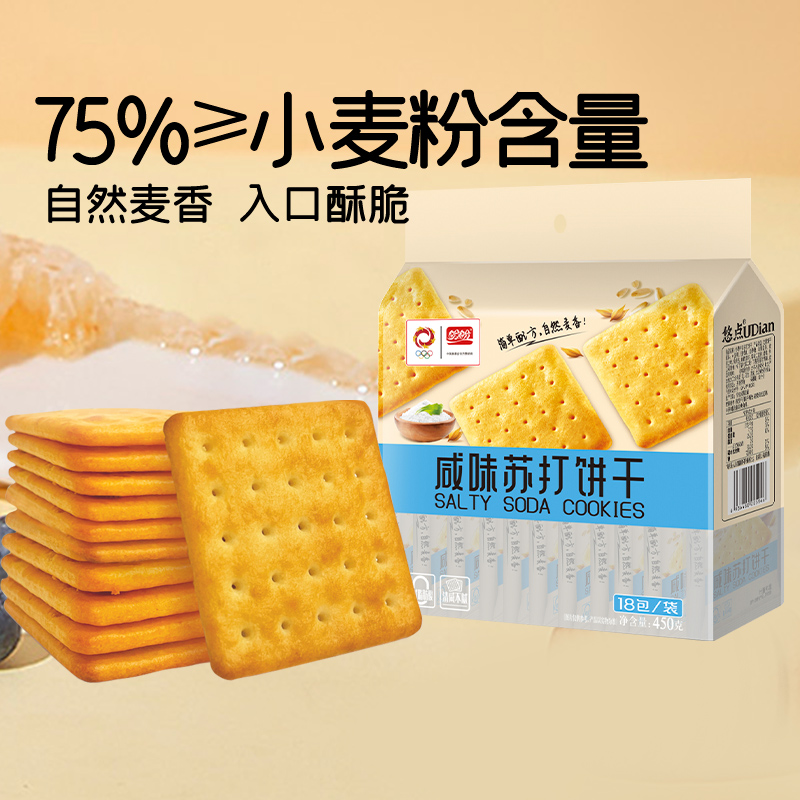 88VIP：盼盼 咸味苏打饼干 450g 5.39元（需用券）