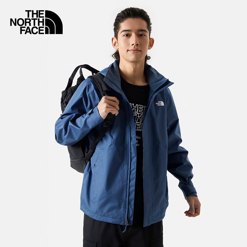 THE NORTH FACE 北面 冲锋衣男女户外防水透汽8AUM 深海蓝/HDC M 1498元