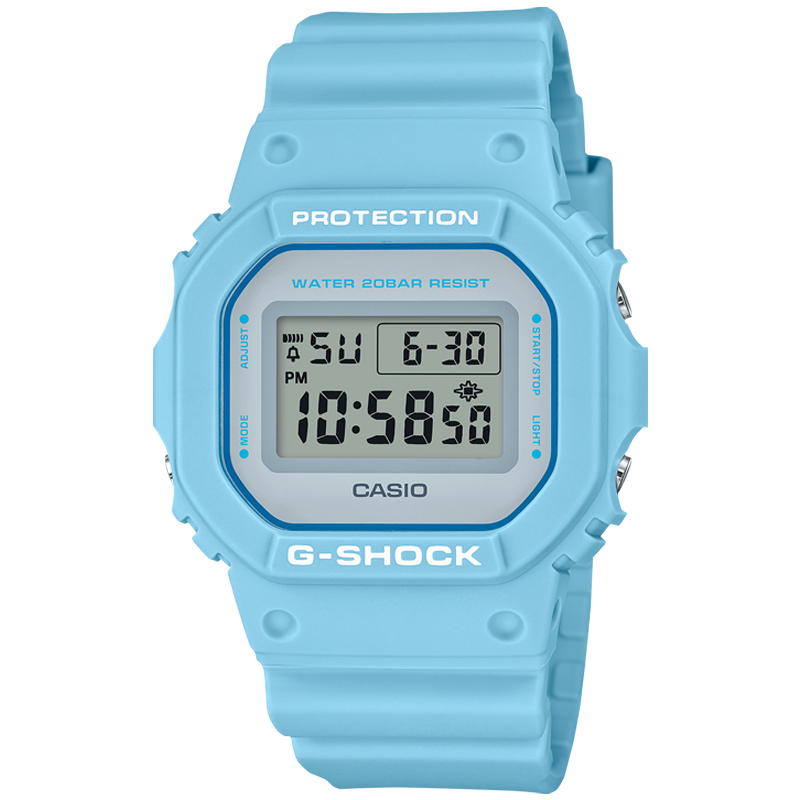 京东百亿补贴：CASIO 卡西欧 G-SHOCK YOUTH系列 42.8毫米电子腕表 DW-5600SC-2 289元