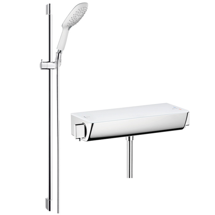 hansgrohe 汉斯格雅 飞雨系列 265514+131614 恒温花洒套装 2874元