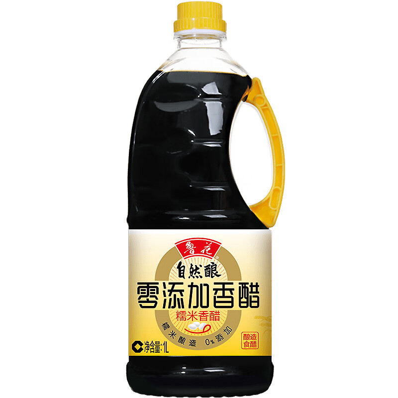 luhua 鲁花 调味品 零添加糯米香醋1L 酿造食醋 6.74元