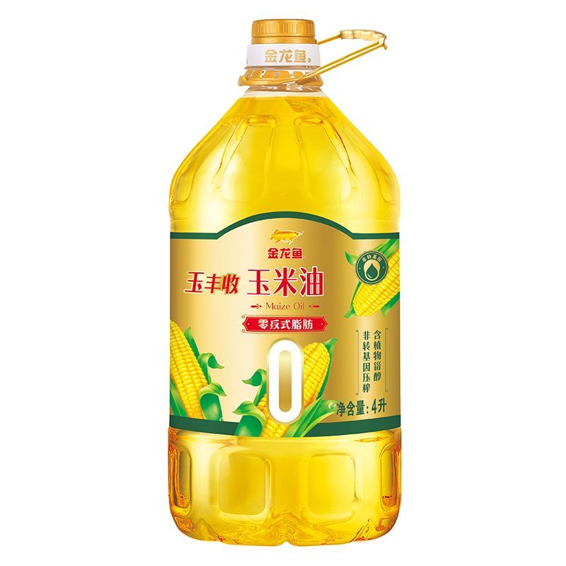 金龙鱼 零反式脂肪物理压榨玉米油 4L 28.74元
