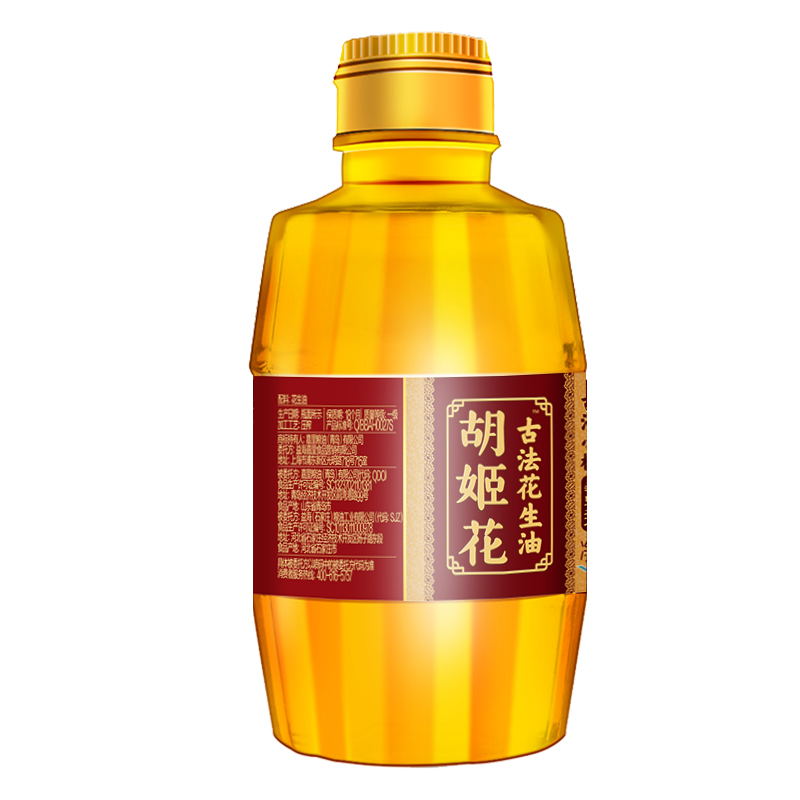 胡姬花 古法小榨花生油400ml 9.9元