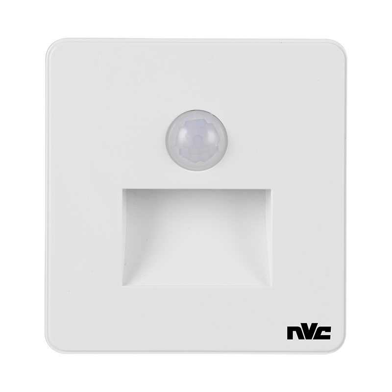 plus会员：雷士（NVC）地脚灯 人体感应智能 LED嵌入式小夜灯 86型追光过道走