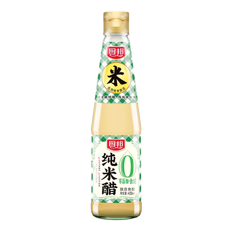 88VIP：厨邦 纯米醋 420ml 米醋 4.66元