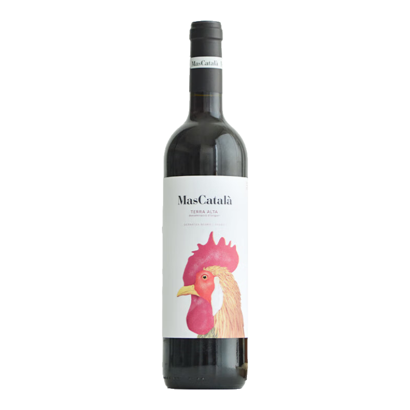 博尔迪西班牙进口卡塔拉红冠公鸡干红葡萄酒 2016年 750ml 9.7元