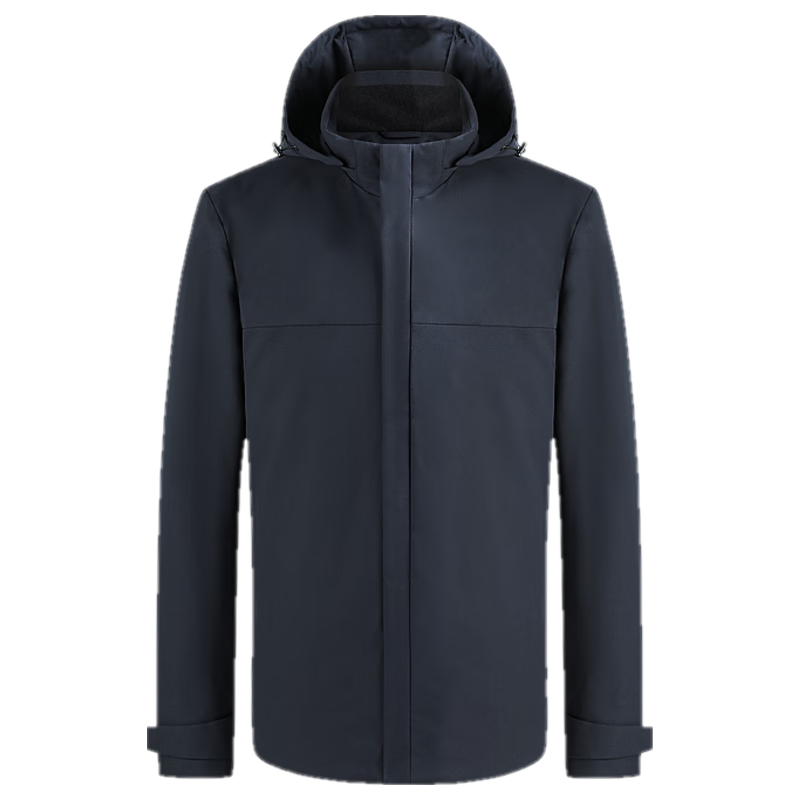 雅戈尔 外套男秋冬季夹克男士轻盈百搭羽绒服商务休闲 藏青VLYD419889FTA 175/96