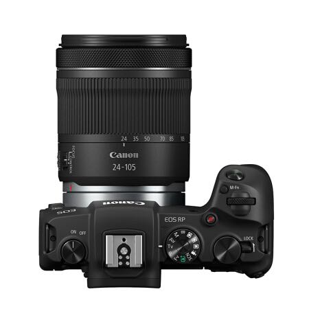 Canon 佳能 EOS RP 全画幅 微单相机 黑色 RF 24-105mm F4.0 IS STM 长焦变焦镜头 单头