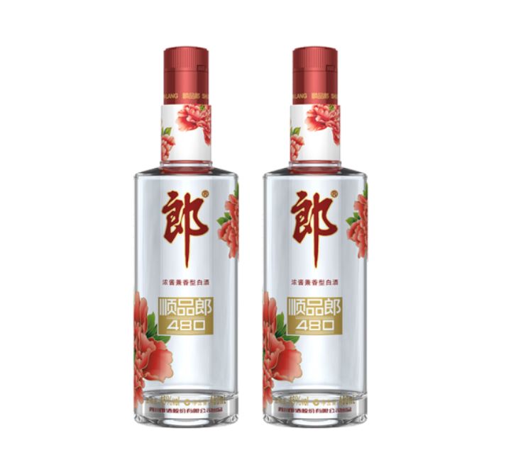 今日推荐：LANGJIU 郎酒 顺品郎 红顺 45%vol 兼香型白酒 480ml*2瓶 双瓶装 76.9元