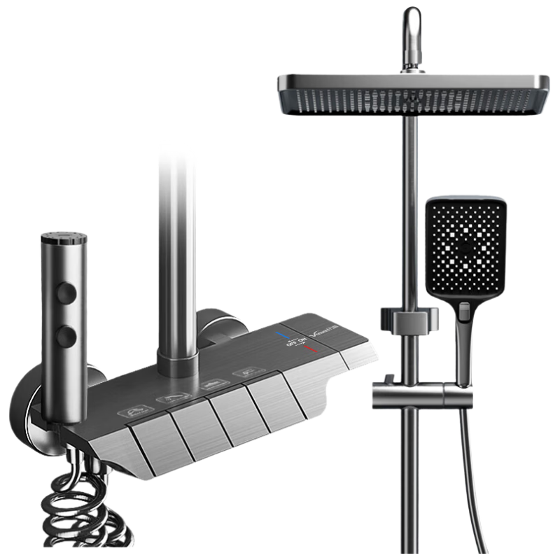 万和 淋浴花洒套装冷热卫浴花洒全套家用卫浴增压花洒喷头浴室淋浴器 231.9