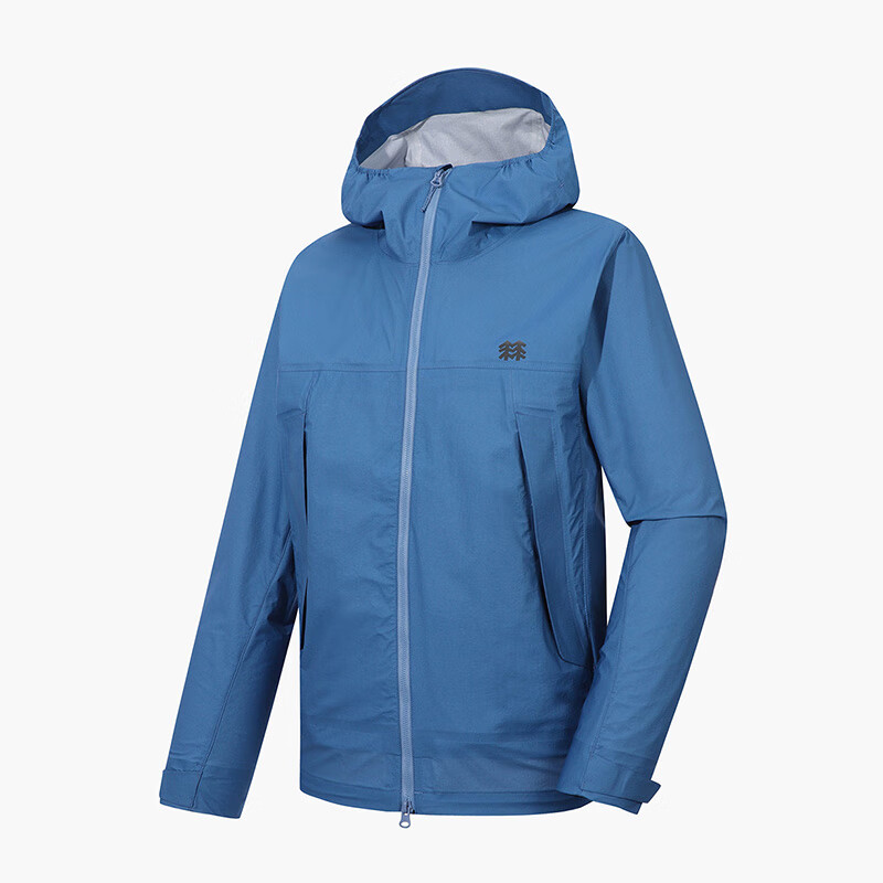 KOLON SPORT 可隆 保暖防风登山徒步连帽运动 四季外套男 浅蓝色 ￥700