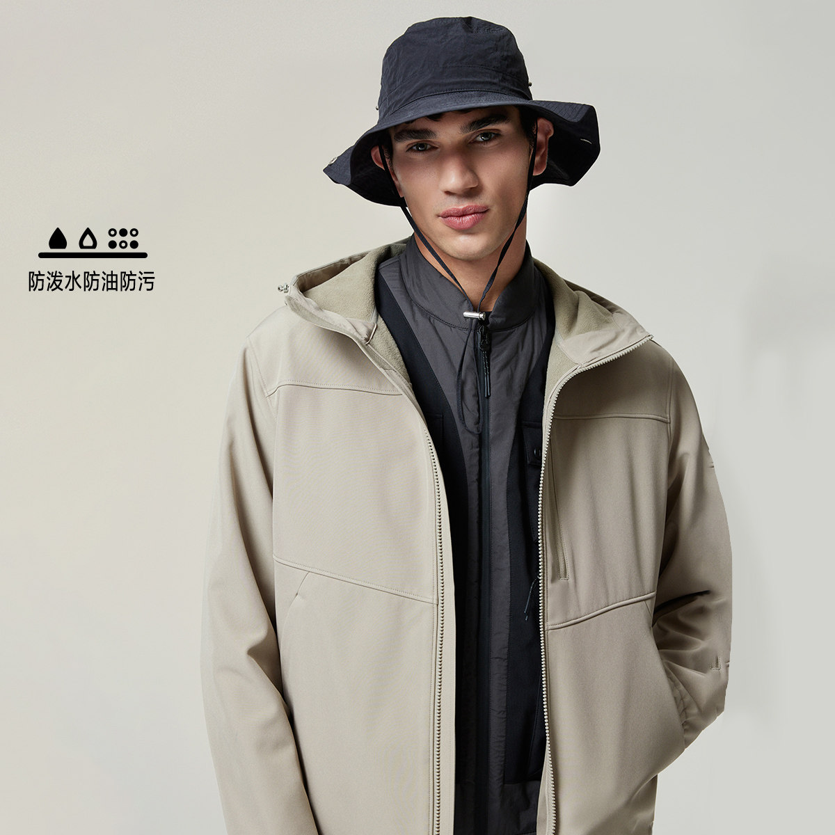 杰克琼斯 户外三防加绒连帽棉服合集 197.1元（需用券）