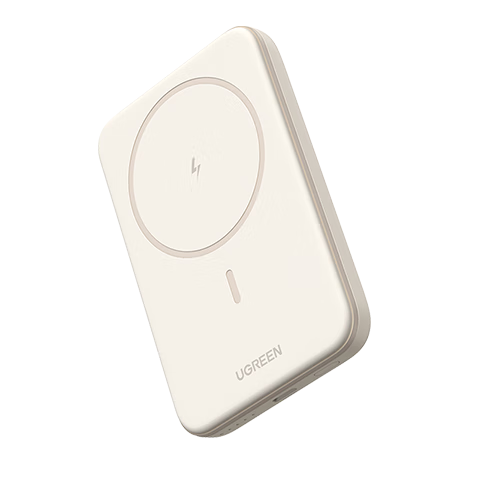 需首购:绿联 PB560 磁吸无线移动电源 白色 5000mAh Type-C 15W 60.43元